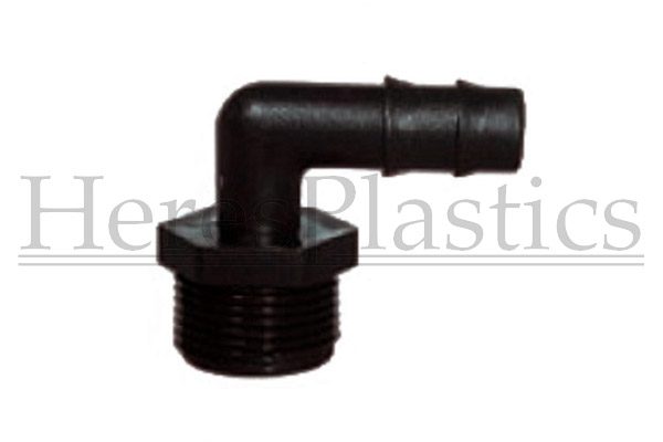 hose tail barb fitting adapter male elbow bsp connector