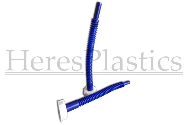 cánula flexible extension pico DIN61 bidon jerrican lata tubo vertedor s60x6