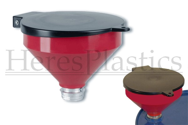 funnel spout drum bunghole 2'' bsp s56x4 trisure lid cover