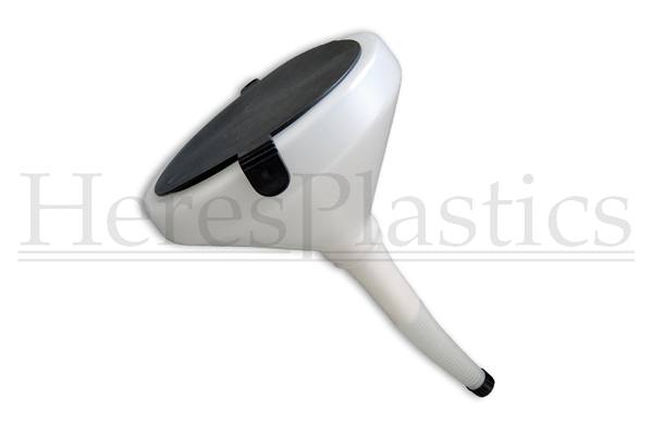 plastic funnel flex spout lid anti splash cover