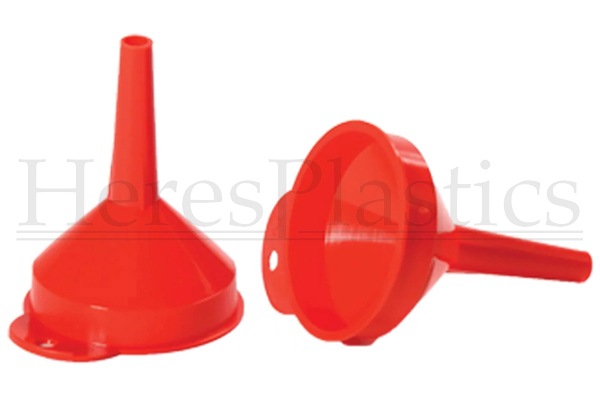 small tiny plastic funnel 2inch spout pouring vented