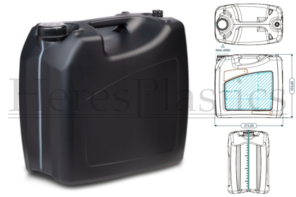 jerrycan canister container 20 litre packaging aeration vented UN classification