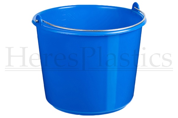 bucket plastic pail 12L 12 litres stackable fabrication print colour